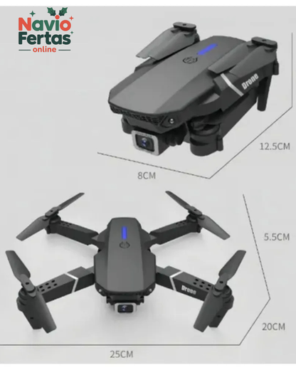 🚁📸 Drone E88 con Doble Cámara HD 🔥