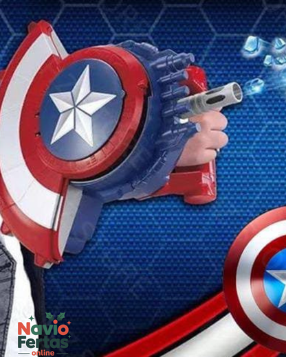 🔵 Escudo lanzador de Hidrogel del Capitán América ® 🛡️