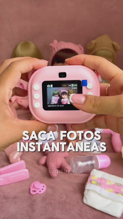 CÁMARA INSTANTÁNEA CON IMPRESIÓN TÉRMICA PARA NIÑOS